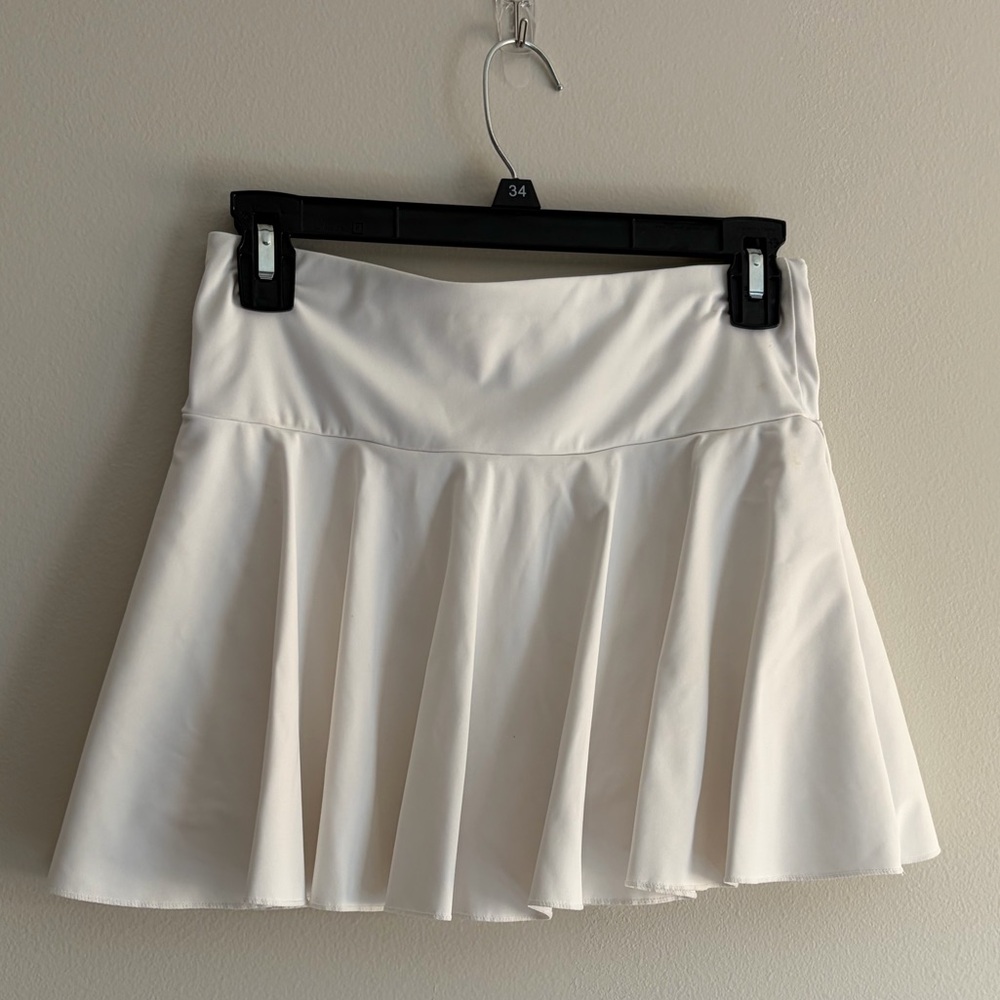 Halara White Tennis Skirt